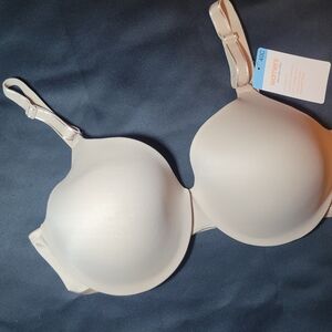 Warner's 40C BraNude Beige Lightly Lined T Shirt Underwire Neutral Business